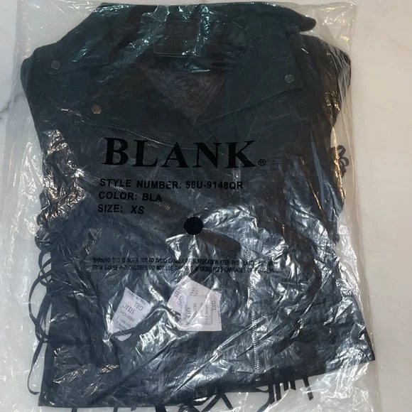 🔥 BlankNYC Fringe Moto Jacket in Let it Ride NWT - Picture 9 of 9